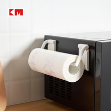 日本KM磁吸式冰箱側面置物架廚房紙巾掛架免打孔壁掛收納架卷紙架