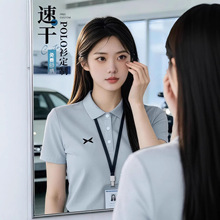 冰丝速干polo衫定制工作服印logo夏季企业4s店商务团体文化衫短袖