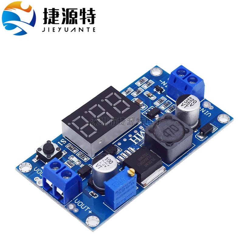 XL6009可调升压模块远超LM2577 4.5-32升5-35带数字电压表显示