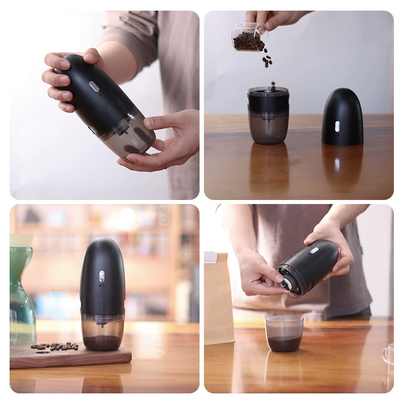 Cross-border portable grinding soybean electric USB charging coffee grind bean machine thick detail adjustment home small coffee machine