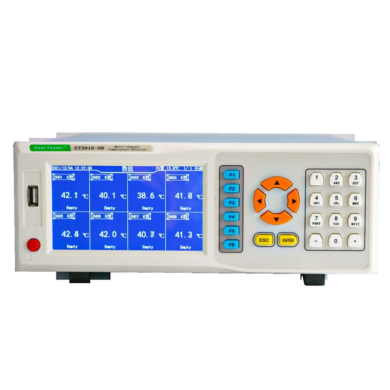 Zhongchuo многоканальных температурных инспекторов ET3916 термопары зонд USB-связи 64-зонный регистратор температуры
