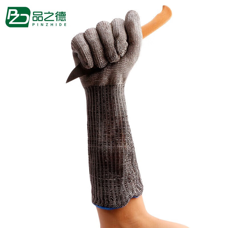 品之德 PST-039 不锈钢丝防割手套5级防护手套 左右手通用可调节
