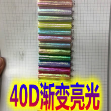 40D渐变亮光风衣布亮面油光布料幻彩烫金尼龙PU风衣棉衣羽绒布料