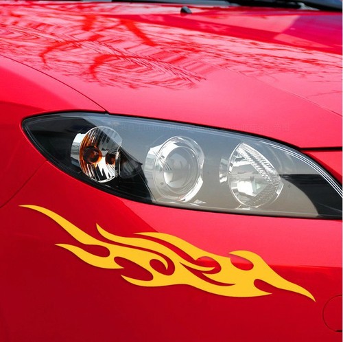 Car sticker modification flame car bumper sticker rearview mirror sticker hood sticker car decal