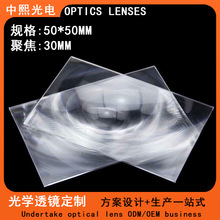 50*50mm菲尼尔透镜导光柱透镜显示屏光学透镜交通信号灯透镜