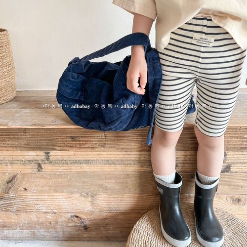 2024 Korean children's clothing summer new style girls' Korean summer leggings 5-point pants children's pants 122316