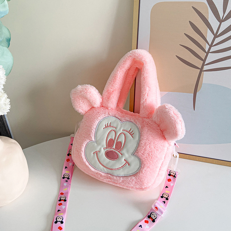 Juguete de felpa crossbody bolsa transfronteriza nueva de dibujos animados de 8 pulgadas muñeca bolso Correa