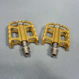 厂家供应公路自行车轻量轴承铝合金脚蹬板折叠车培林双培林脚踏板