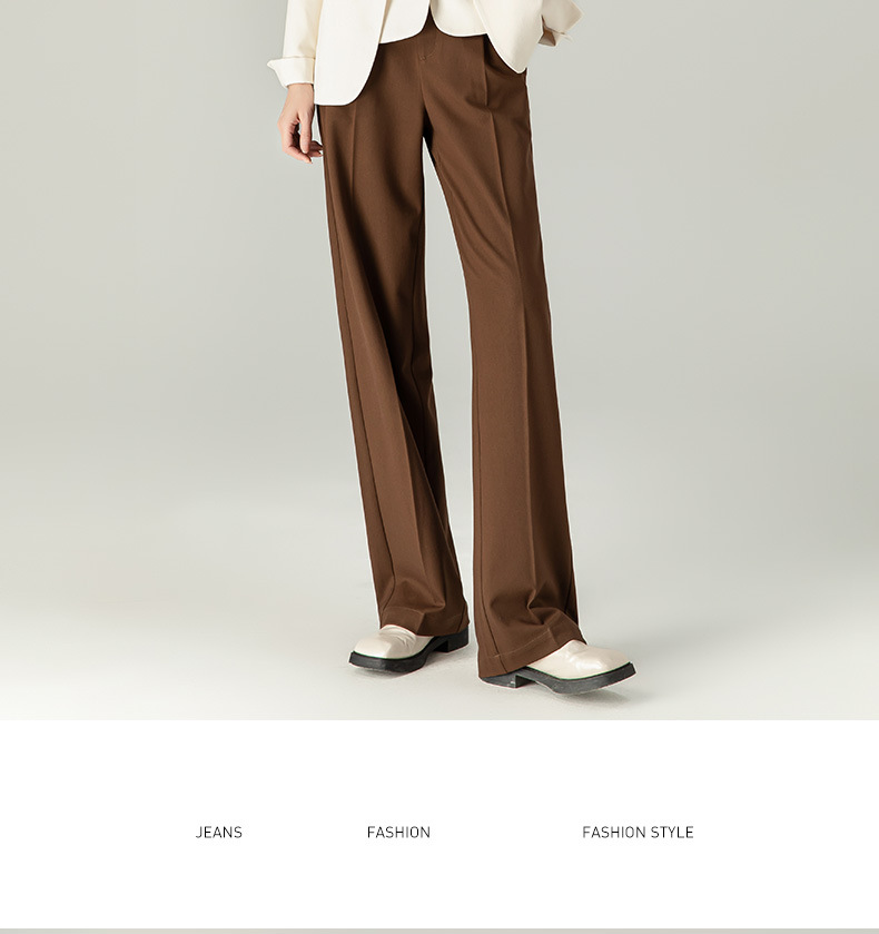 Áo khoác blazer nữ dáng suông tay dài phong cách tối giản — Màu be chi tiết 21