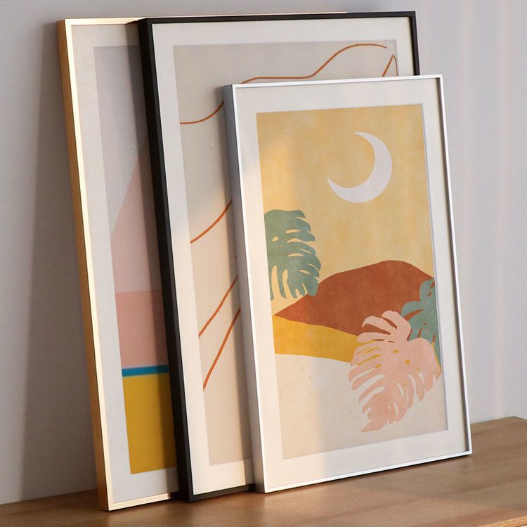 Aluminum Alloy Picture Frame, Simple Narrow Edge Outer Frame, Advertising Poster Frame, Puzzle Wall Hanging Photo Frame, Nailed to Any Size