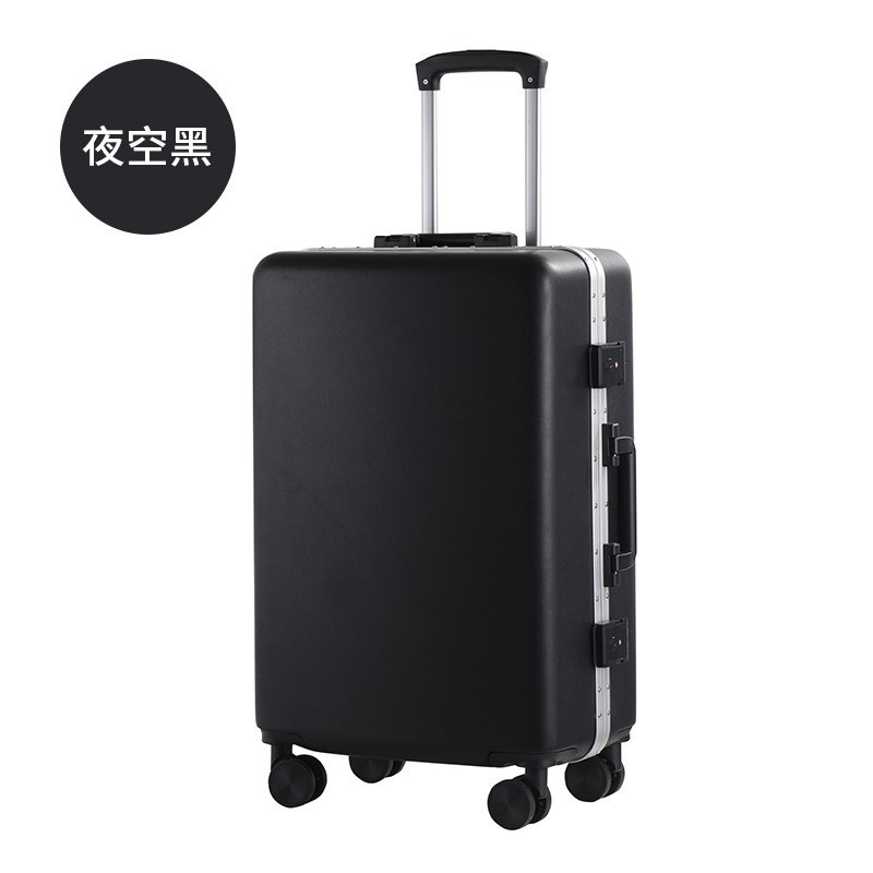 Maleta para estudiantes, maleta con ruedas universales de 24 pulgadas con cremallera, maleta de 20 pulgadas para hombres, maleta de embarque con contraseña
