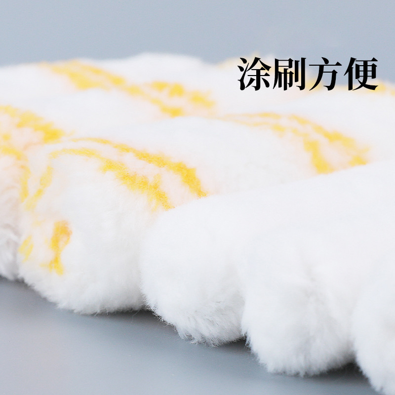 Mayorista pulgar núcleo de rodillo reemplazo cepillo de rodillo de recubrimiento de esquina pequeña herramienta de recubrimiento cepillo de lana pulgar cepillo de rodillo