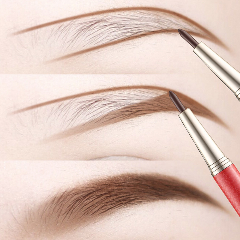 格蒙喜上眉梢 画眉神器自动旋转双头眉笔防水防汗不晕染带替换芯