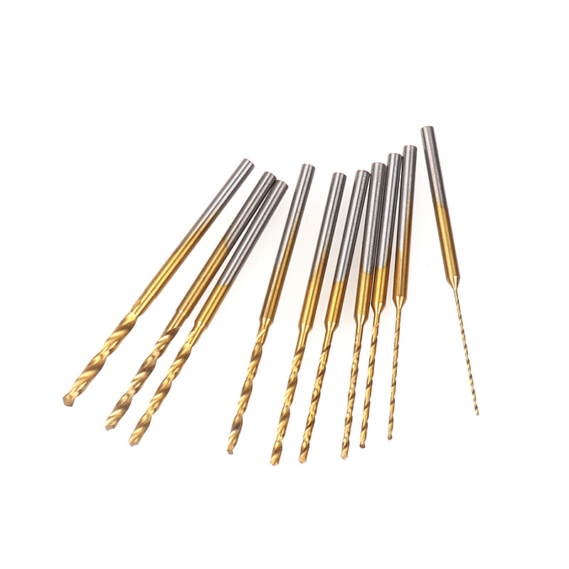 2,35mm taladro de torsión Chapado en titanio mango fijo oro y plata joyería punzonado ámbar cera de abejas taladro de perforación taladro reductor de torsión