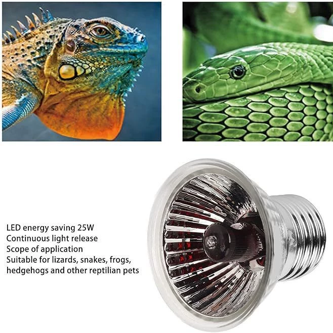 Солнечная лампа полного спектра UVA UVB для ящериц, черепах, пауков, змей, E27, обогреватель для рептилий