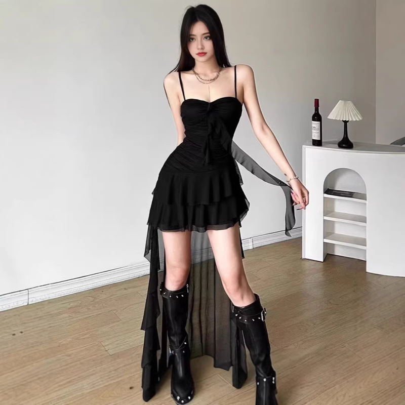 2026 Autumn/Winter New Style Rivet Belt Buckle High Boots Women's Pointed Toe Fashion Thin High Heel Stretch Slim Boots Long Boots