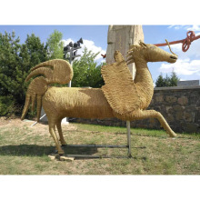 厂家制作 稻草人工艺品稻草工艺品制作雕塑景区 农耕稻草人工艺品