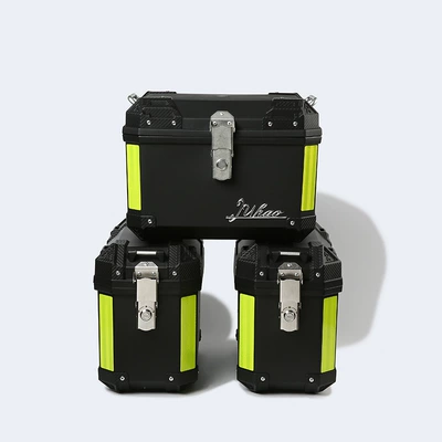 Alloy Three-Box Motorcycle Travel Kit — Motorcycle trunk