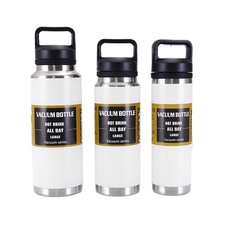 Venta caliente transfronteriza Taza de aislamiento de acero inoxidable 304 Hervidor deportivo de vacío portátil Olla de montañismo portátil al aire libre de gran capacidad