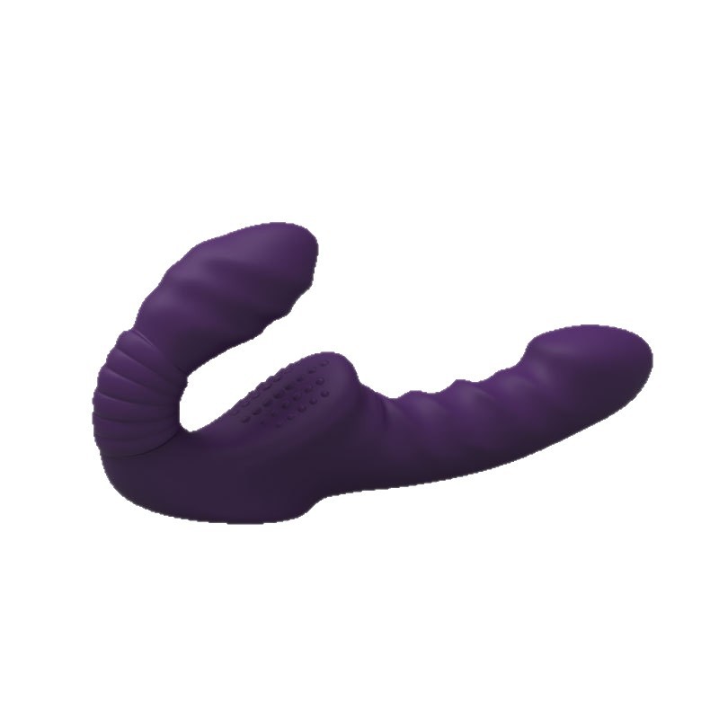 Dildo realistico vibrante in silicone a tre punti con telecomando wireless, prodotti per adulti a doppio uso, all'ingrosso_voghion.com