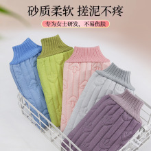 搓澡巾细砂双面 新款加厚中砂下泥不疼 搓澡神器沐浴手套洗澡巾