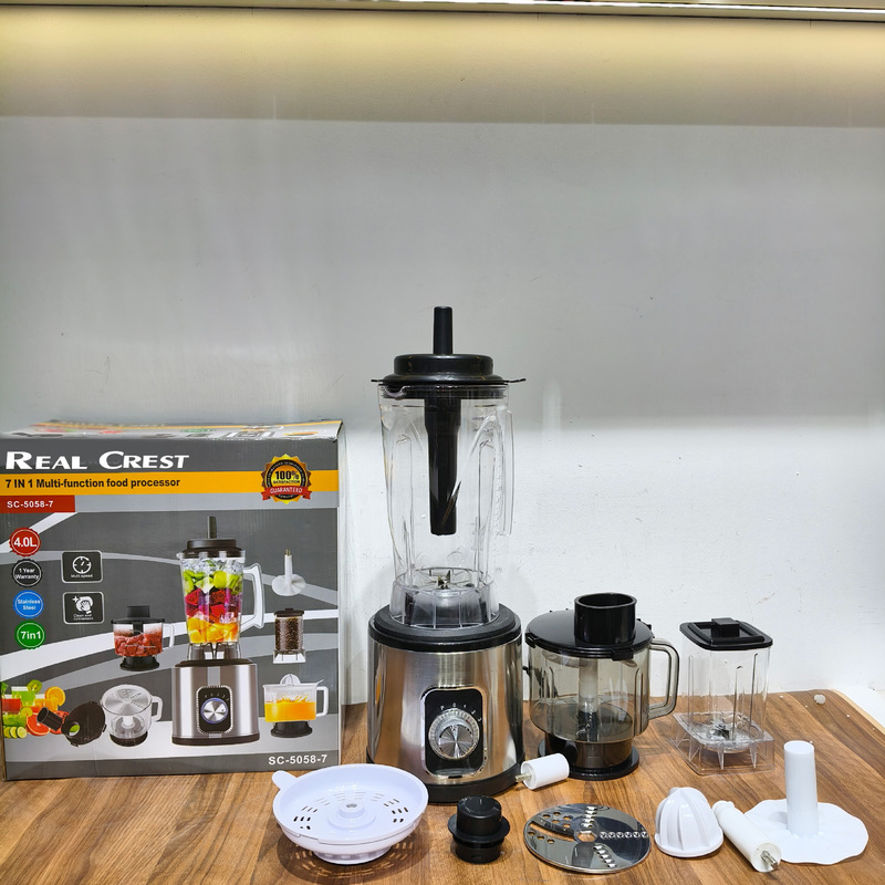 Cross-Border European Standard High-Speed Blender for Home Use, 2-in-1 Meat Grinder, Bean Grinder, Ice Crusher, Food Processor, Juicer, Mixer