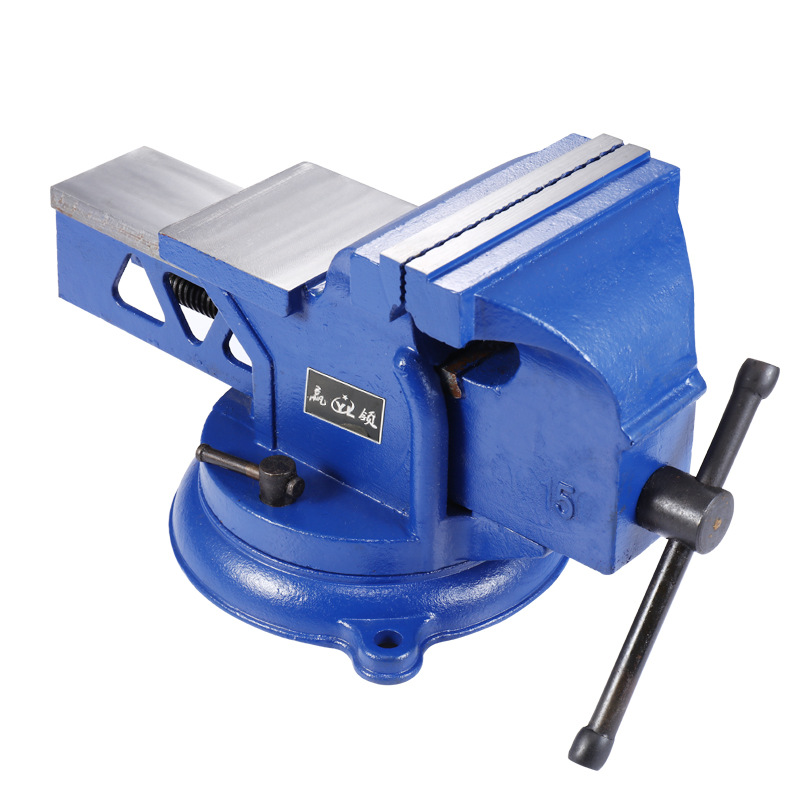 赢领铸钢台虎钳全钢高硬度工业级家用虎口钳台钳子3寸6寸8寸批发