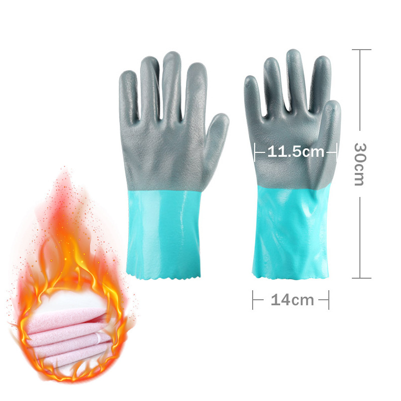 Guantes a prueba de agua acuáticos anti-corte de pescado anti-pegado grueso y alargado fabricantes de adultos al por mayor para matar peces especial a prueba de pinchazo a prueba de agua