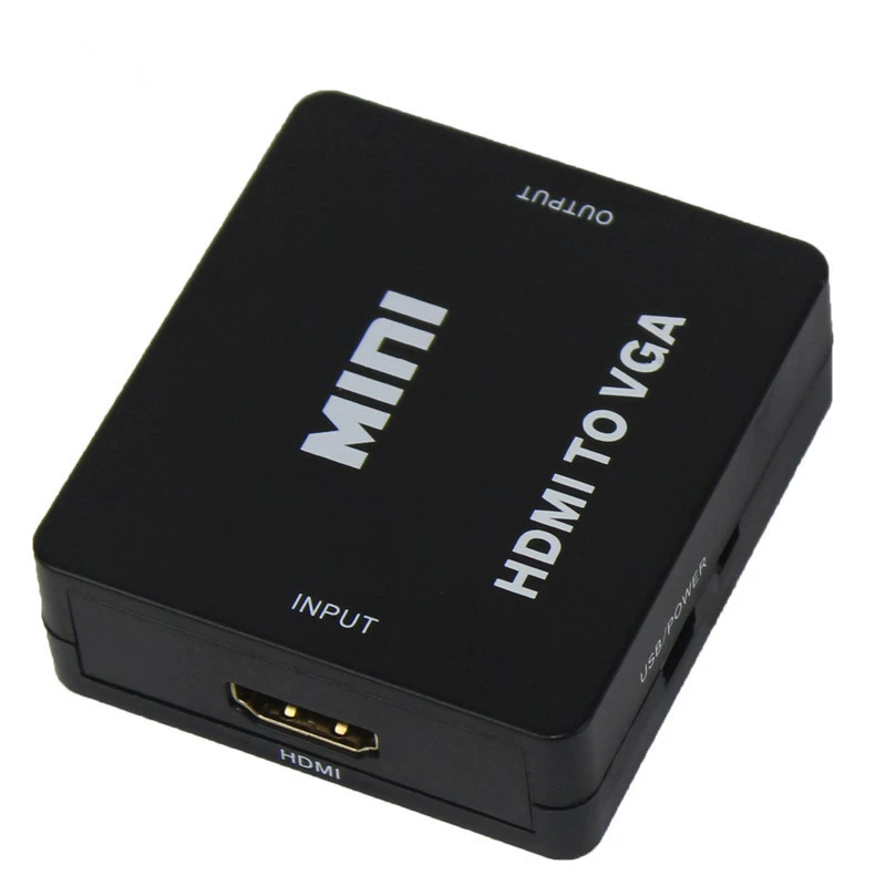 HDMI к AV небольшой белый корпус полного диапазона конвертер hdmi vga av 1080 Сан Лотос RCA телевизионная кросс-бордер настройка