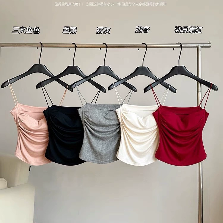 Топ-майка, комфортный летний, эффект подъёма, one size (подходит для 38–55 кг), несколько цветов