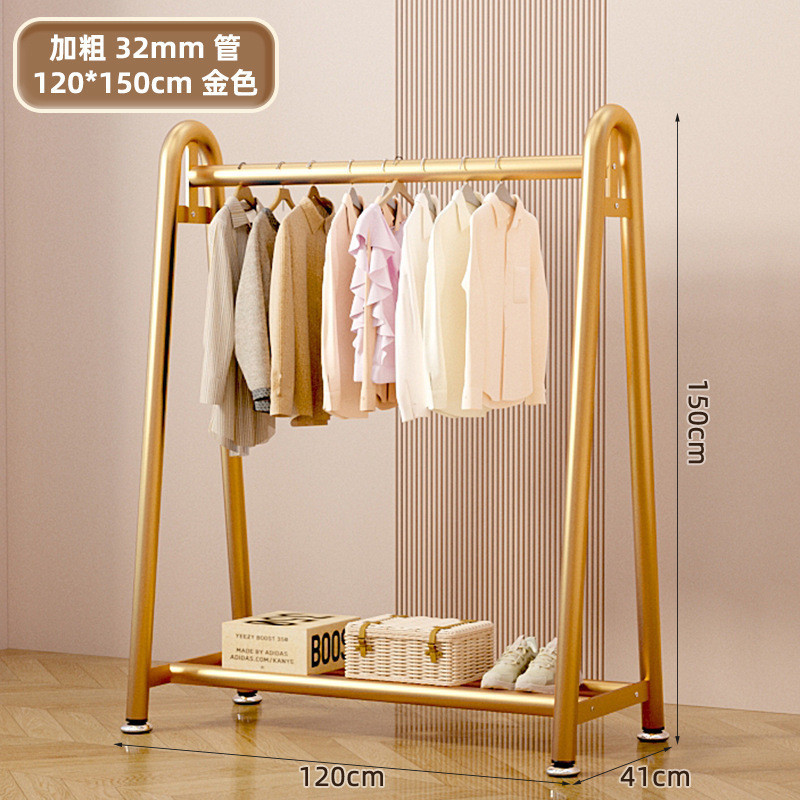 걱정 없는 애프터 서비스丨빅맥 3.2CM 두꺼운 파이프 직경丨럭셔리 골드-대용량 저장 [120CM*150CM] 단일 레이어 모델