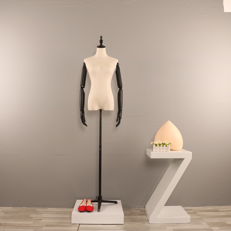 Maniquí de escaparate para tienda de ropa, maniquí femenino de medio cuerpo, maniquí de exhibición, maniquí de enseñanza, maniquí femenino para ropa, modelo de busto pequeño.