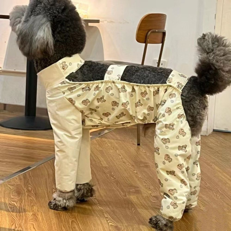 宠物衣服狗狗防脏腿裤户外防尘防尿防脏腿裤长毛大型犬巨贵涤纶|undefined