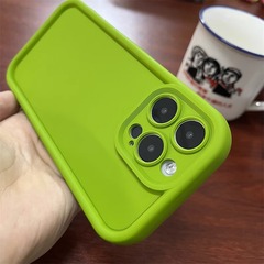 蘋果15手機殼14適用iphone13max純色12pro軟硅膠保護套11plus全包