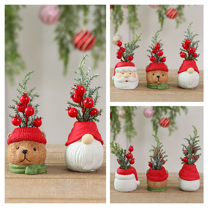 Shengyuan 新しい樹脂クリスマスノーム人形サンタクロース雪だるま樹脂クリスマス装飾品卸売|undefined