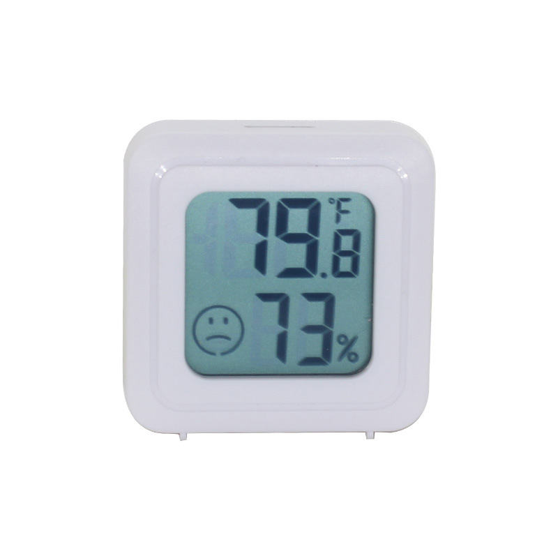 家居迷你冰箱贴温湿度计 舒适度显示 便携式口袋可关机温湿度计