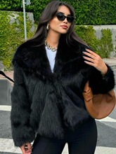D 28892 Fox Fur Coar Coat ����ëƤ������ �羳ŷ������