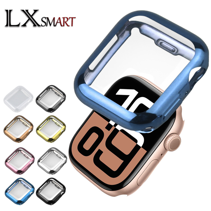 Suitable for Apple S10 Watch Protective Case, Apple Watch Series Se Tpu Electroplated Protective Case