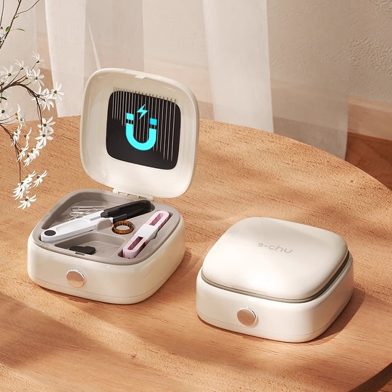 多機能の針を通す器の携帯の針の箱のトップの針の家庭用の針の包みの実用的な裁縫の磁気は神器の収納箱を吸い込みます。|undefined