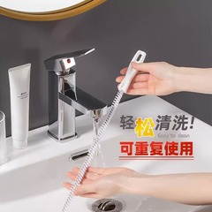 配管疎通器水槽下水道毛髪洗浄器洗面所洗浄ブラシスパイラルブラシ