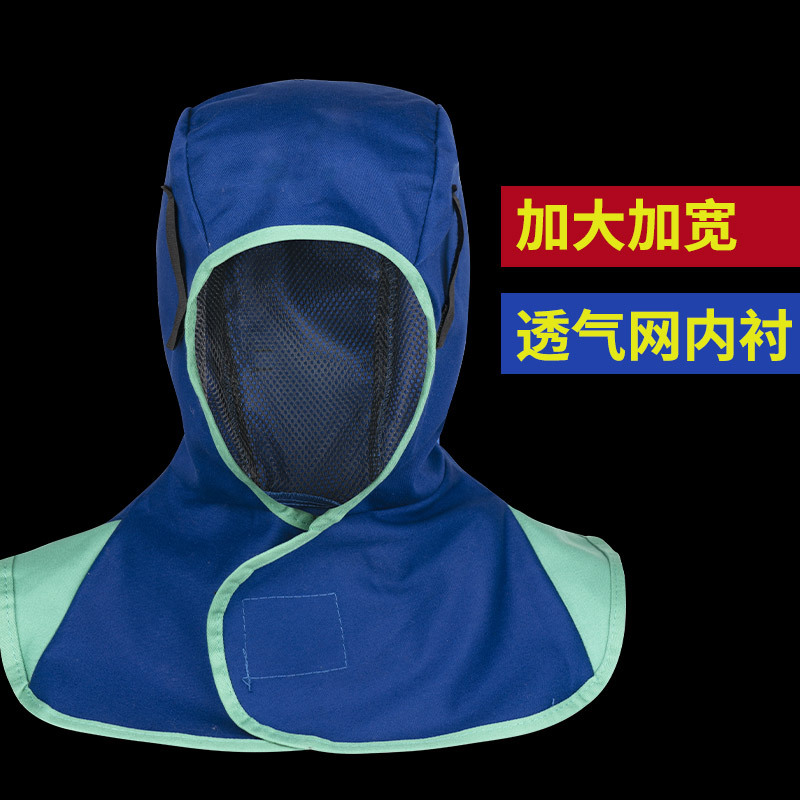 Soldadura ignífugo sombrero a prueba de polvo chale pulido anti-splash sombrero soldador chale a prueba de quemaduras fábrica al por mayor