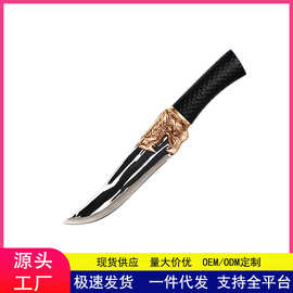 龙头刀家用龙鳞防滑柄菜刀家用锋利多用刀不锈钢屠宰分割刀剔骨刀