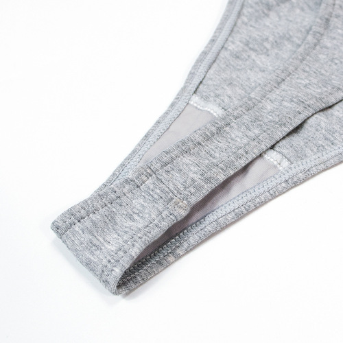 Varsbaby Sexy Cotton Comfort Low-rise Tanga Panties Solid Color Thin Straps One String