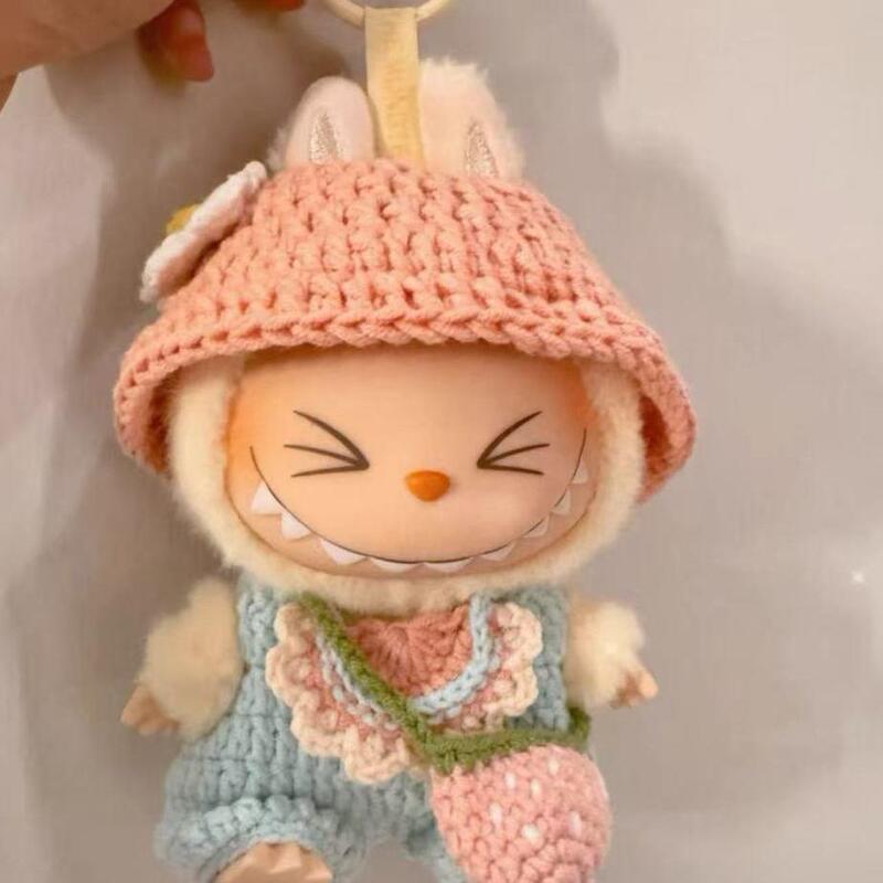 Labubu ラブブベビー服 20 センチメートルウール手編みかぎ針編み diy 材料パッケージギフト人形の服|undefined