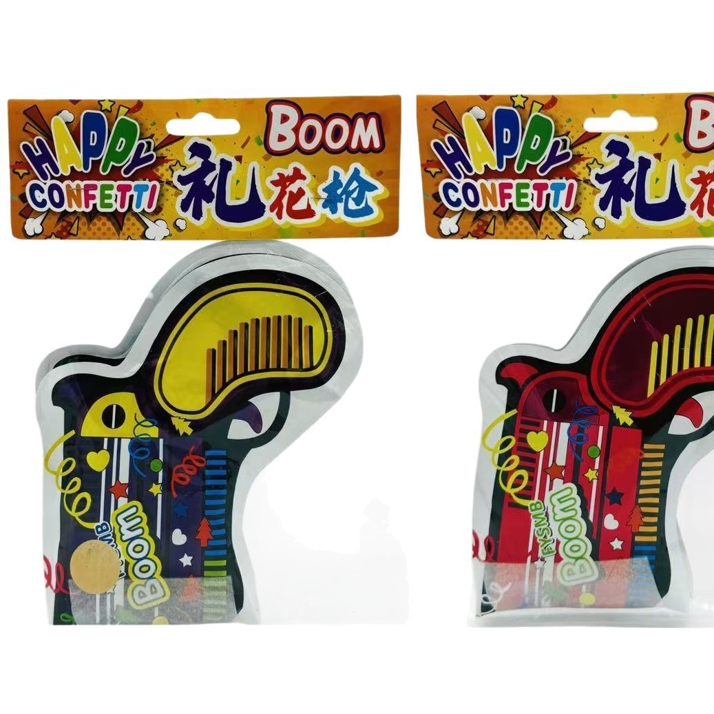 Armas de regalo de mano atmósfera festiva automática props creativos jardín de infantes diseño de fiesta de cumpleaños boda fiesta