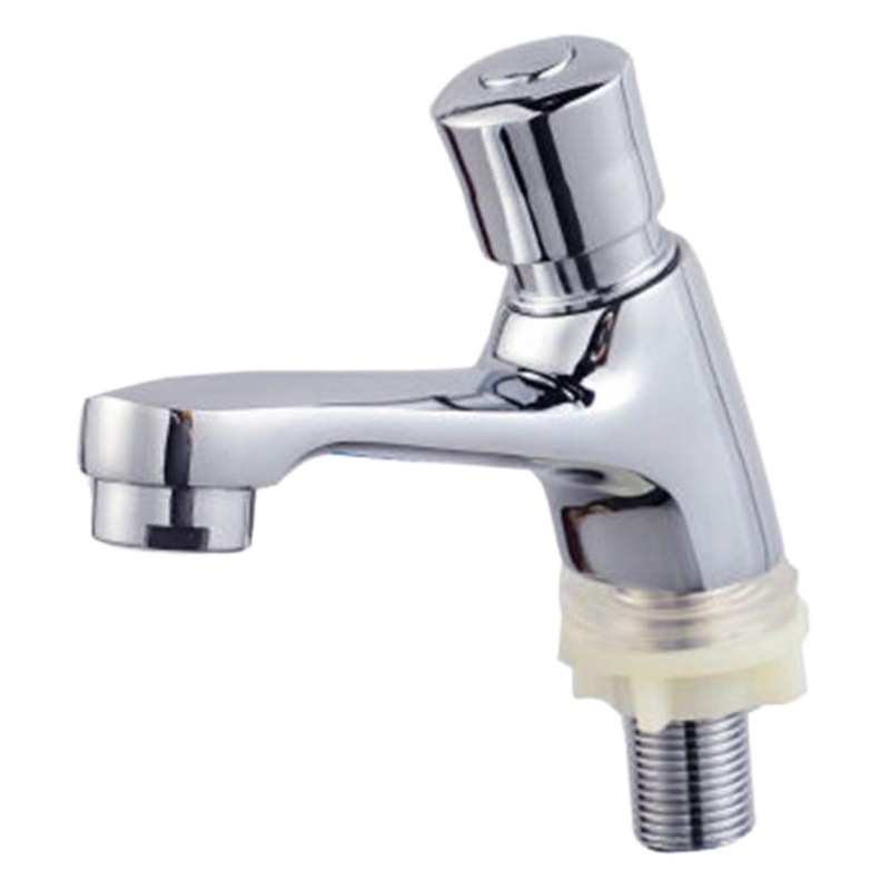 Fabricantes de suministro de lavabo retardo grifo cobre sola cuenca fría grifo retardo grifo al por mayor