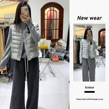 巨好看的两件套冬装休闲棉服马甲外套宽松软糯慵懒风休闲裤套装女