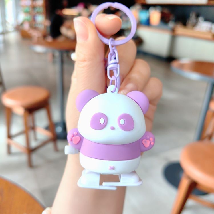 63g Weight Bag Pendant, Keychain Classification 1 Piece Quantity Casual, Daily Occasion Silica Gel Material Panda Pattern Unisex Gender Cute Style 1 Piece Cute Panda Silica Gel Unisex Bag Pendant Keychain 9