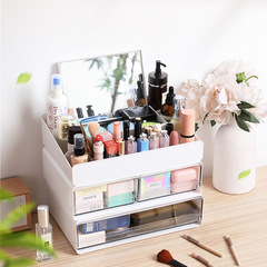 デスクトップスキンケア化粧品収納ケースオフィス文房具ins風物置棚収納ケースアクセサリーケース収納
