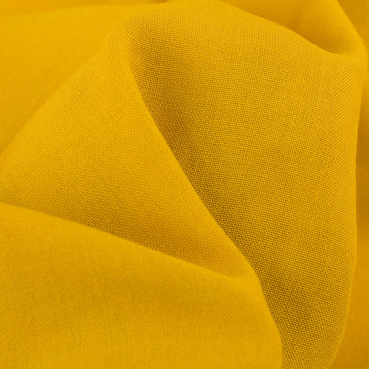 Productos listos 30s * 30s de color sólido 100% viscose tela de vestido